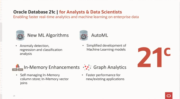 Oracle db21c